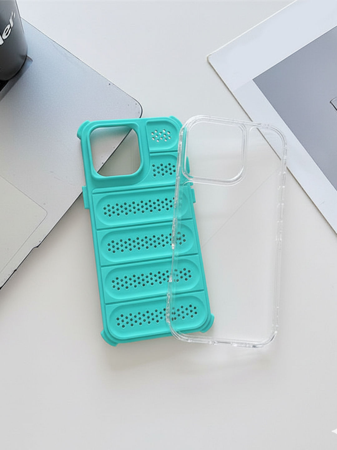 Shockproof Air Hybrid Perforated Case For Apple Iphone 14 Pro