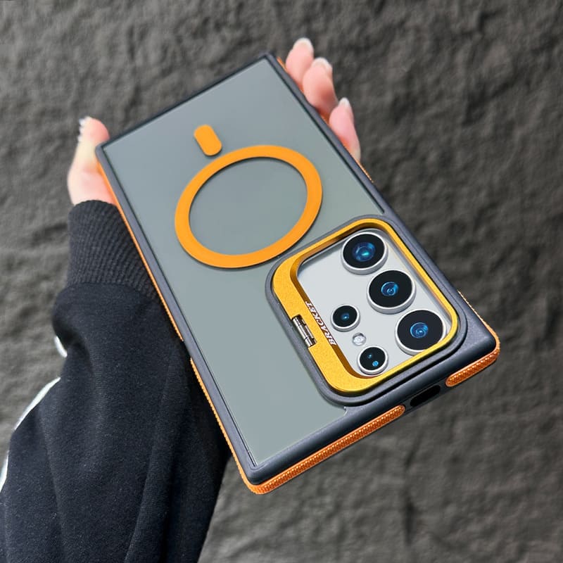 Samsung Magnetic Phone Case with Adjustable Camera Stand
