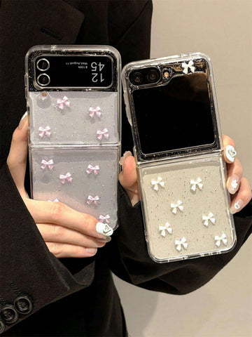 Fashion Bling Glitter Transparent Soft Phone Case Samsung Flip