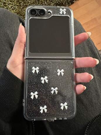 Fashion Bling Glitter Transparent Soft Phone Case Samsung Flip