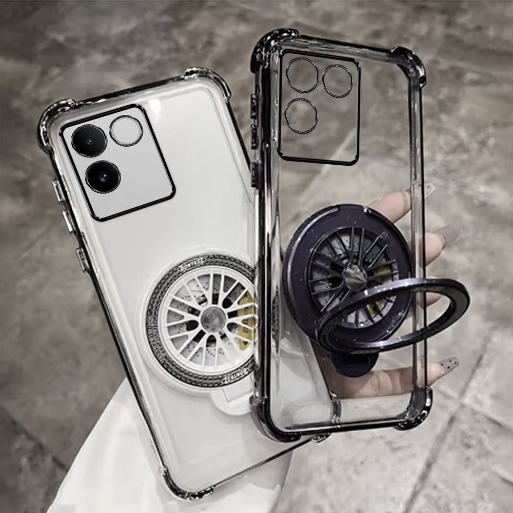 Vivo Premium Stress Buster Wheel Rotating Shockproof Airbags Case