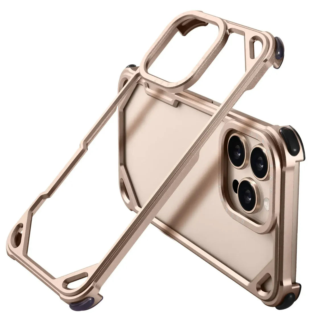 Forged Hollow Metal Guard Case - iPhone