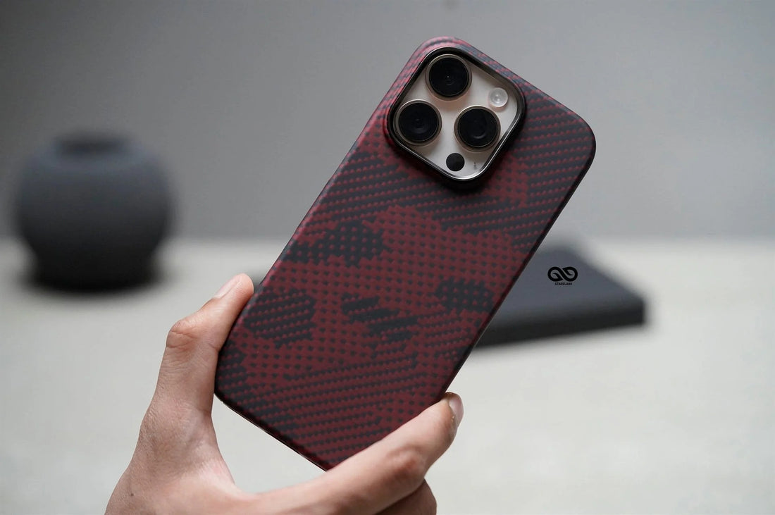 Magsafe Red Sea Real Aramid Carbon Fiber Case