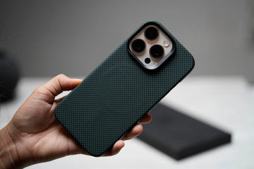 Magsafe Polar Blue Real Aramid Carbon Fiber Case